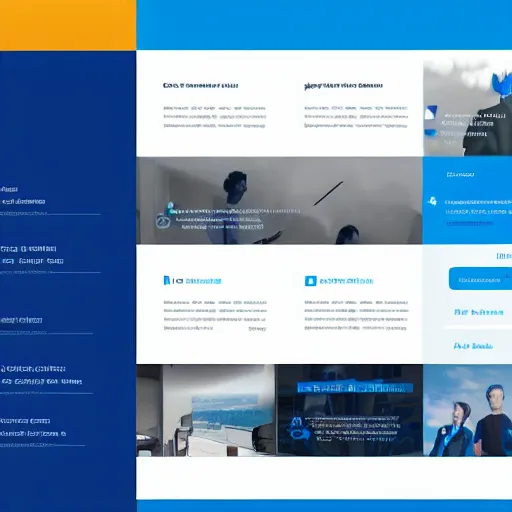 Image similar to ui design of a saas website, minimal design, blue color scheme, 4 k