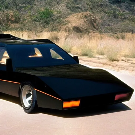 Image similar to a photo of the car from knight rider