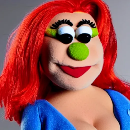 Image similar to jodie marsh as a muppet