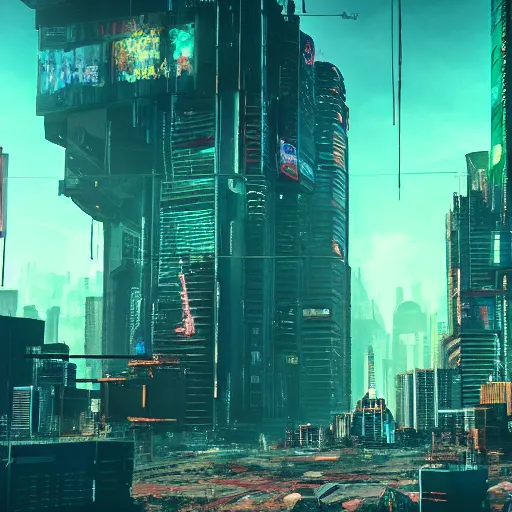 Prompt: the last day on earth, cyberpunk aesthetic, 4 k, photorealistic