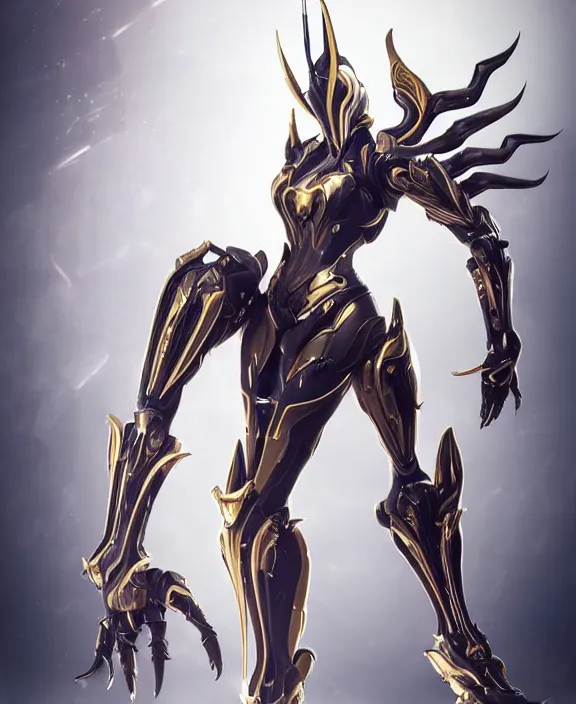 Image similar to exquisite cinematic full body shot of a beautiful saryn prime warframe, that's a beautiful stunning anthropomorphic robot female dragon with metal cat ears, cute elegant pose, robot cat paws for feet, thick warframe legs, detailed arms, sharp claws, streamlined white armor, long elegant tail, two arms, two legs, long tail, detailed warframe fanart, destiny fanart, macro art, dragon art, furry art, realistic digital art, warframe art, Destiny art, furaffinity, DeviantArt, artstation, 3D realistic, 8k HD, octane render