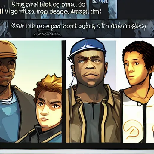 Prompt: HBO's The Wire JRPG dialogue screen