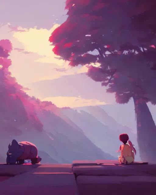 Image similar to celtic naturepunk, cory loftis, james gilleard, atey ghailan, makoto shinkai, goro fujita, studio ghibli, rim light, exquisite lighting, clear focus, very coherent, plain background, soft painting