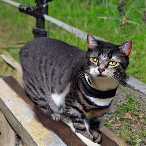 Prompt: a cat with binoculars