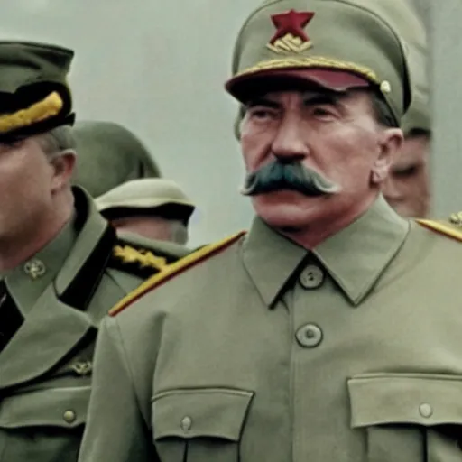 Prompt: Film still of Joseph Stalin in Gravity (2013)