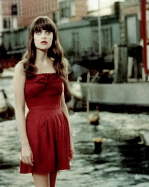 Image similar to film still of zooey channel in a movie directed by martin scorsese