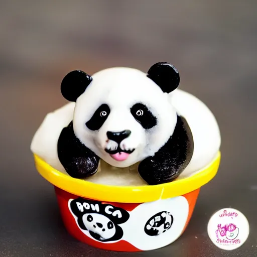 Image similar to panda ice cream