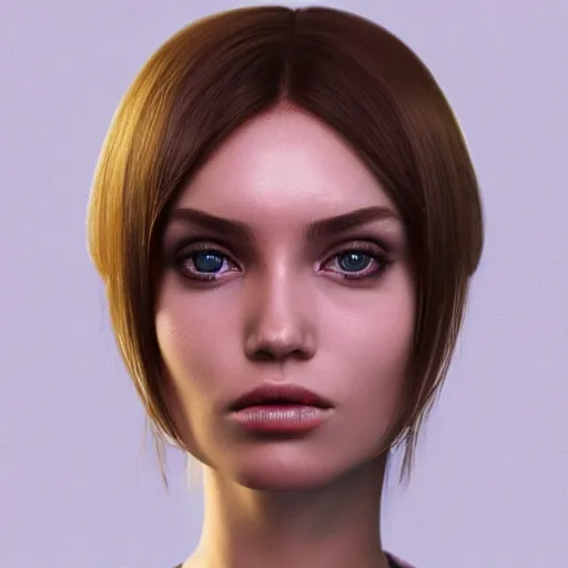 Prompt: a 2 0 2 0 s!!!!! woman with a 2 0 2 0 s hairstyle!!!!!, detailed facial features, golden ratio, centered, photorealistic photography, photorealism, cinematic photography, fisheye!!!!! lens, artstation, cgsociety contest winner, vignette