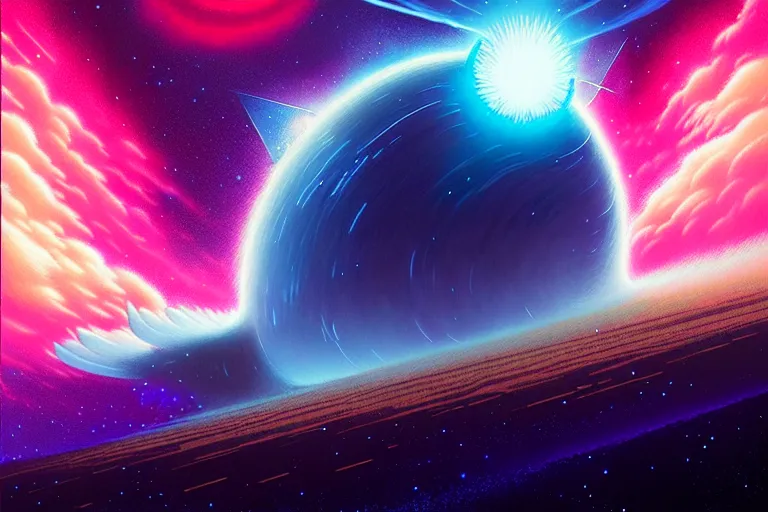 Image similar to transformation, celestial overlord, birth of a star by christopher balaskas and john harris and dan mumford and josan gonzalez, hyperrealistic, high detail, ultra detailed, space, nebula, sharp focus, stellar formation, astronomy, science