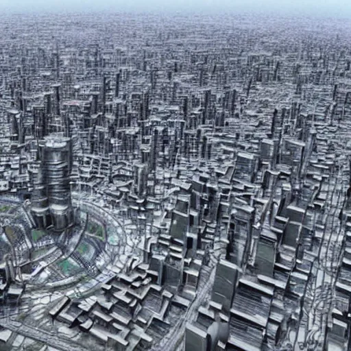 Prompt: futuristic city in africa