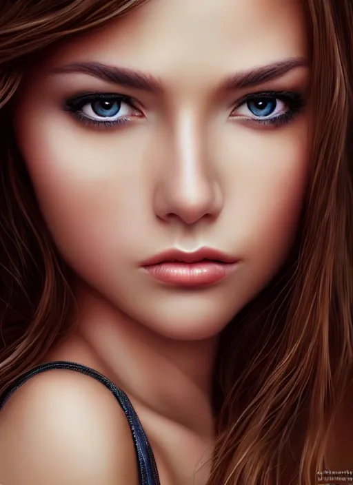 Image similar to a gorgeous female photo, professionally retouched, realistic, smooth face, perfect eyes, symmetrical, full body shot, wide angle, sharp focus, 8 k high definition, insanely detailed, intricate, elegant, art by artgerm