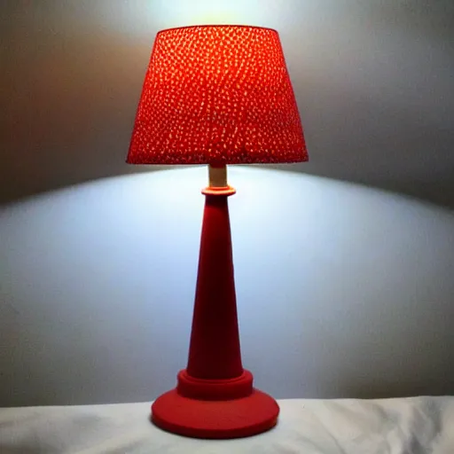 Image similar to a bedside lamp shaped like a castle