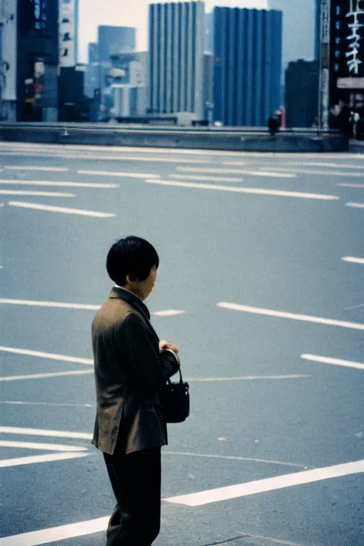 Image similar to dynamic street photography portrait the tokyo skyline, shot on cinestill 5 0 d with a 3 5 mm lens aperture f / 8, dynamic composition, high camera angle, wide angle, full frame, full res, pinpoint sharp focus, hyper realistic