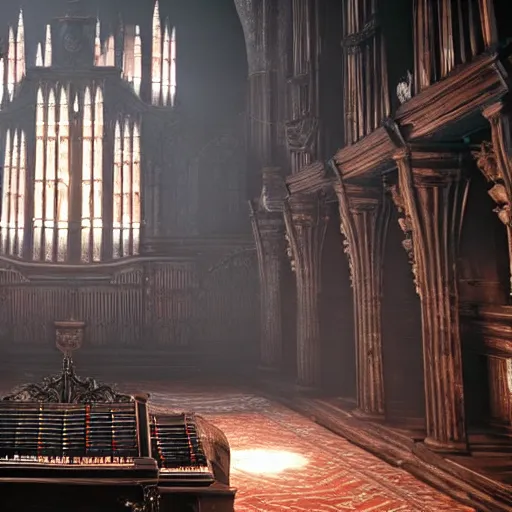 Image similar to pipe organ yharnam from bloodborne