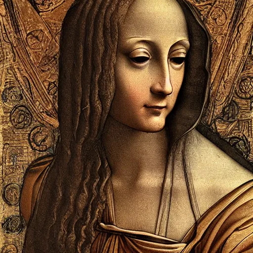 Image similar to really weird obnoxious something complex, in renaissance style, da vinci style