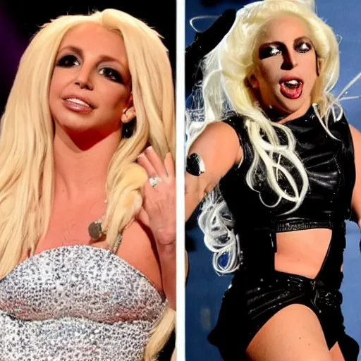 Prompt: britney vs lady gaga