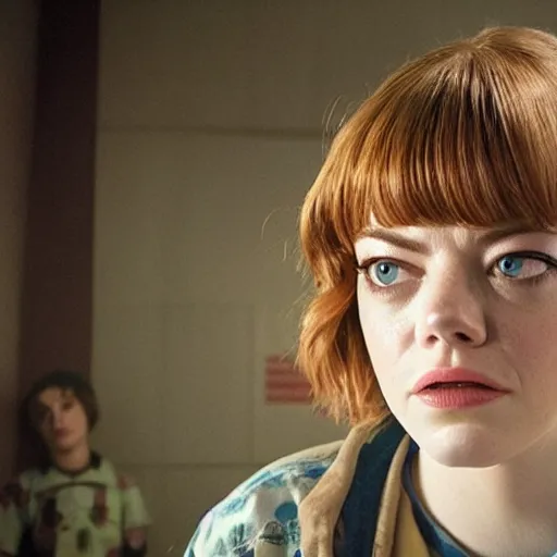 Image similar to Emma Stone in Stranger Things