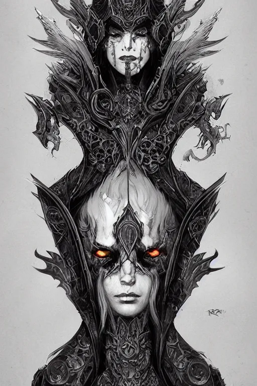 A portrait of a dark occult priest by ross tran, | Stable Diffusion ...