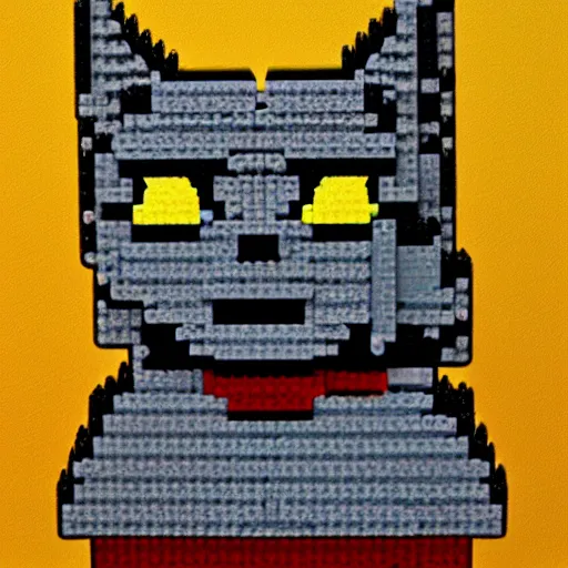 Prompt: cat lego