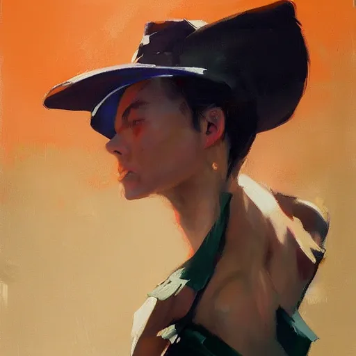 Image similar to greg manchess portrait painting of aku, medium shot, asymmetrical, profile picture, organic painting, sunny day, matte painting, bold shapes, hard edges, street art, trending on artstation, by huang guangjian and gil elvgren and sachin teng