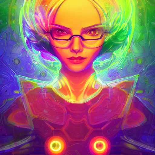 Image similar to skill magic geek inside matrix deepdream radiating a glowing aura stuff loot legends stylized digital illustration video game icon artstation lois van baarle, ilya kuvshinov, rossdraws,