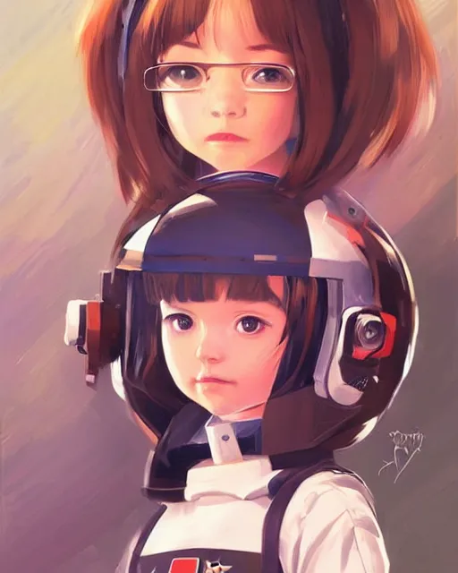 Image similar to portrait Anime astronaut girl cute-fine-face, pretty face, realistic shaded Perfect face, fine details. Anime. realistic shaded lighting by Ilya Kuvshinov Giuseppe Dangelico Pino and Michael Garmash and Rob Rey, IAMAG premiere