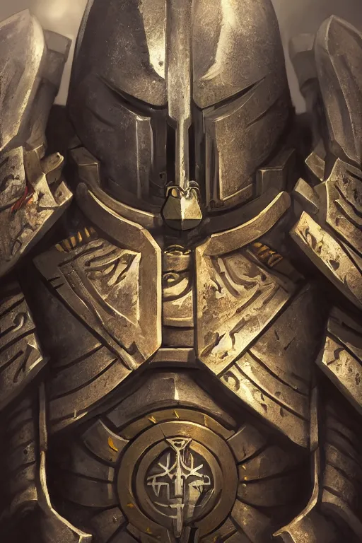 Image similar to armor portrait heros warhammer 4 0 k horus heresy fanart - the primarchs emperor by johannes helgeson animated with vfx concept artist & illustrator global illumination ray tracing hdr fanart arstation zbrush central hardmesh 8 k octane renderer comics stylized