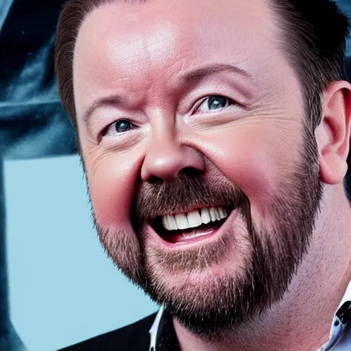 Image similar to ricky gervais as melissa mccarthy