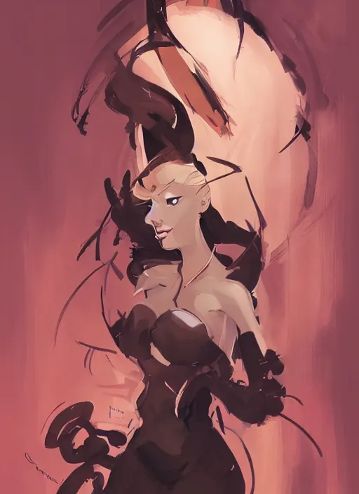 Image similar to a portrait of a lady by greg tocchini