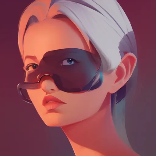 Image similar to face icon stylized minimalist mash, loftis, cory behance hd by jesper ejsing, by rhads, makoto shinkai and lois van baarle, ilya kuvshinov, rossdraws global illumination