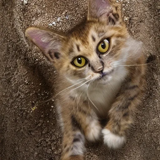 Prompt: national geographic professional photo of mew, award winning