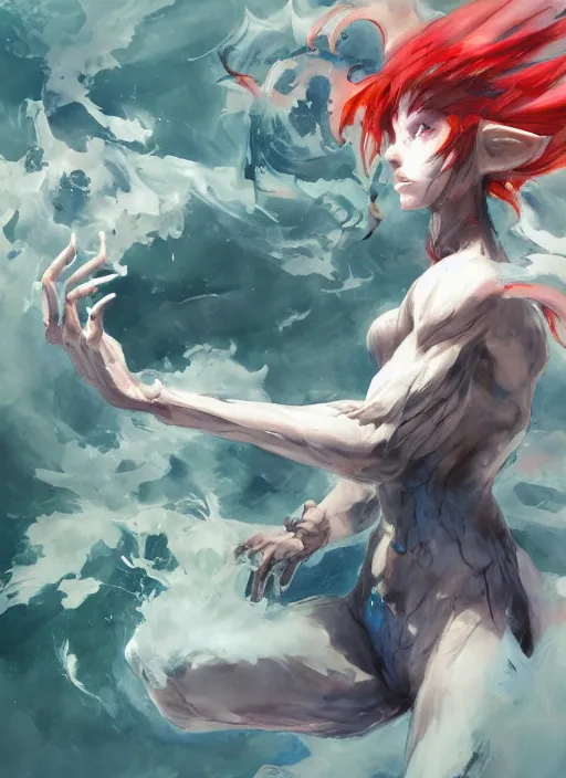 Image similar to surreal gouache gesture painting, by yoshitaka amano, by ruan jia, by Conrad roset, by good smile company, detailed anime 3d render of a gesture draw pose for Link from the zelda game, portrait, cgsociety, artstation, gesture draw, rococo mechanical, Digital reality, sf5 ink style, gesture drawn