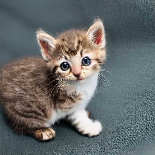 Image similar to a kitten dinosaur hybrid, 8 5 mm, f 1. 8, photograph