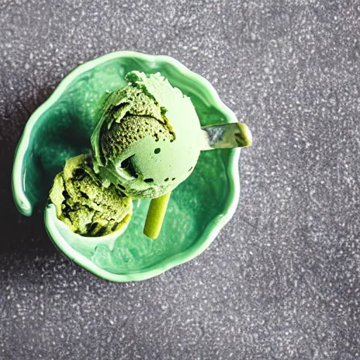 Image similar to marijuana ice cream hd food photography