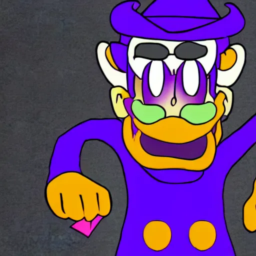 Image similar to waluigi demonology