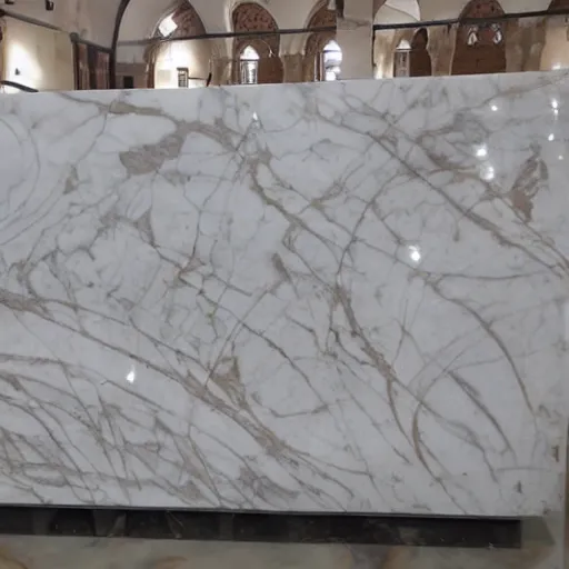 Image similar to moschea alabaster white marble intricata arabeschi