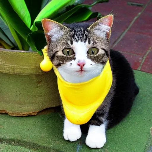 Image similar to cat banana