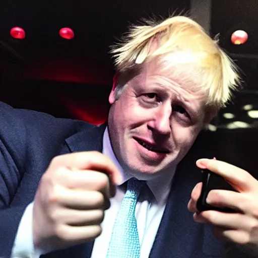 Boris Johnson Taking Selfies In A Nightclub | Stable Diffusion | OpenArt