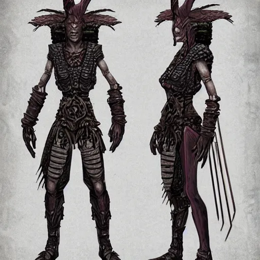 Image similar to planescape art style character concept