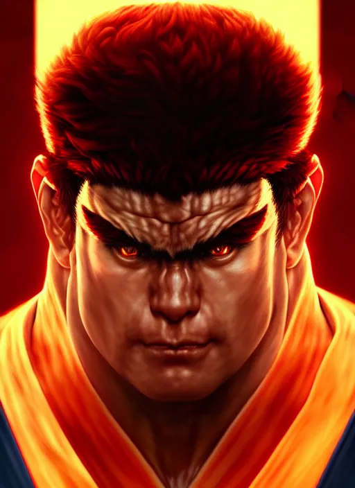 detailed portrait ryu from capcom street fighter 3,, Stable Diffusion