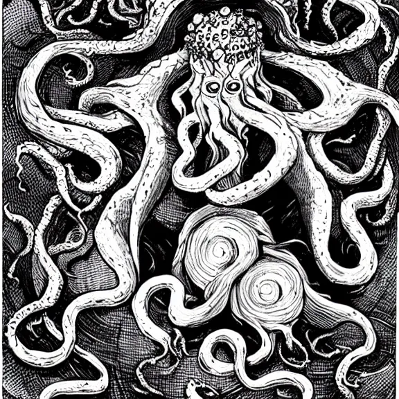 Image similar to cthulhu, yog-sothoth, soggoth, azathoth