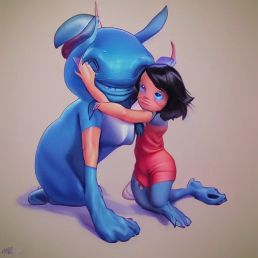 lilo and stitch fan art realistic