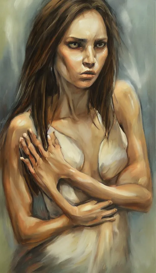 Prompt: rage, by emilia wilk