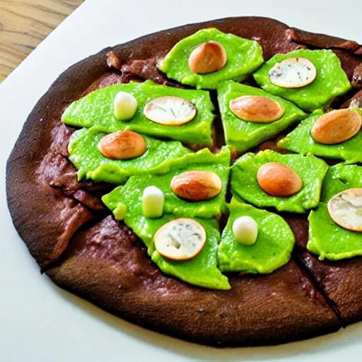 Image similar to avocado pizza