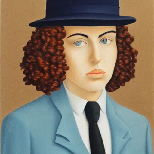 Prompt: artwork by renee magritte