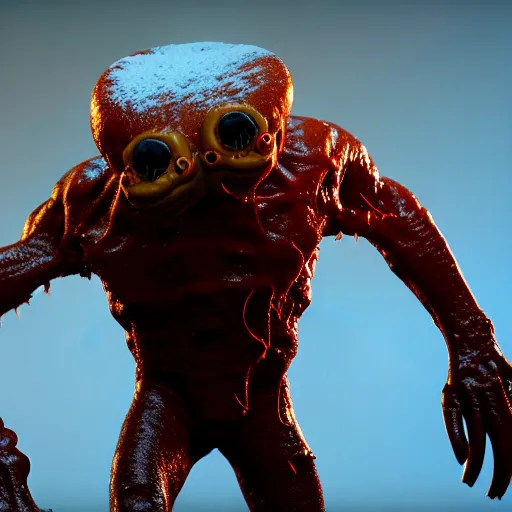 Image similar to the thing ( 1 9 8 2 ), virus ( 1 9 9 9 ), unreal engine, octane render, cycles render, trending on artstation