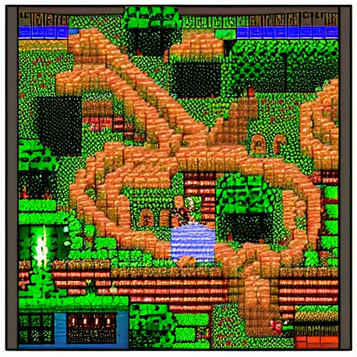Prompt: “ sandbox battlefield, detailed 1 6 - bit art ”