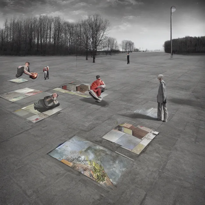 Image similar to , spaces between the spaces in spatial space, by erik johansson