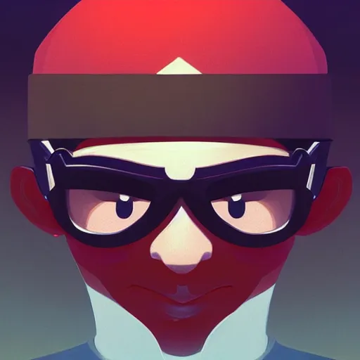 Image similar to face icon stylized minimalist nintendo, loftis, cory behance hd by jesper ejsing, by rhads, makoto shinkai and lois van baarle, ilya kuvshinov, rossdraws global illumination