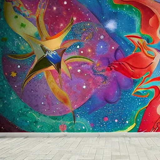 Image similar to a mural by star farther